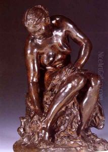 Jeune Femme S'Essuyant Le Pied (Young Woman Wiping Her Foot) by Jules Dalou