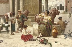 A Venetian Ice Cream Seller