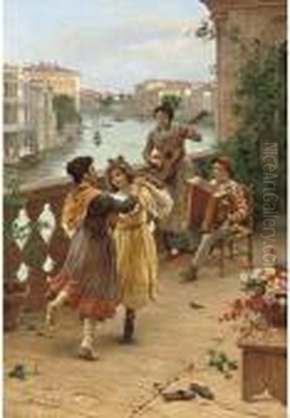 On A Venetian Balcony - view 1