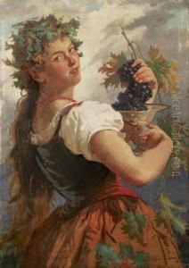 L'autunno - 1870 by Antonio Paoletti