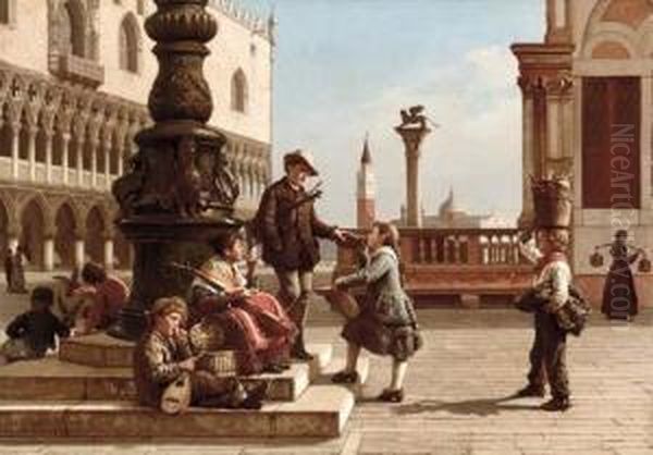 Young Musicians In Piazza San Marco, Venice - view 1