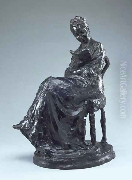 Seated Woman Reading - view 1