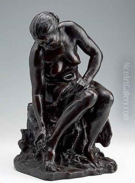 Woman Bathing - view 1