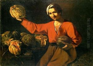 Venditore Di Meloni by Pietro Paolini