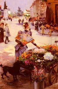 Une Elegante A La Place Clichy (An Elegant Lady at La Place Clichy)