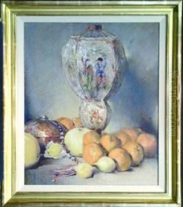 Still Life With Lantern And Fruit