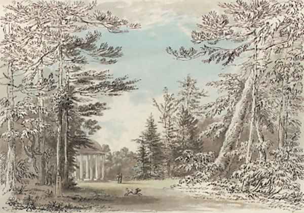 The Doric temple at Studley Royal, Yorkshire - view 1