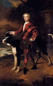 Portrait Of A gentleman, Possibly A Member Of The Campbell Family Of Breadalbane by Jeremiah Davidson