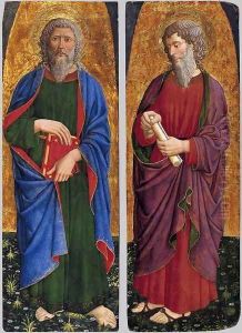 St Philip; St Paul by Giovanni Da Rimini