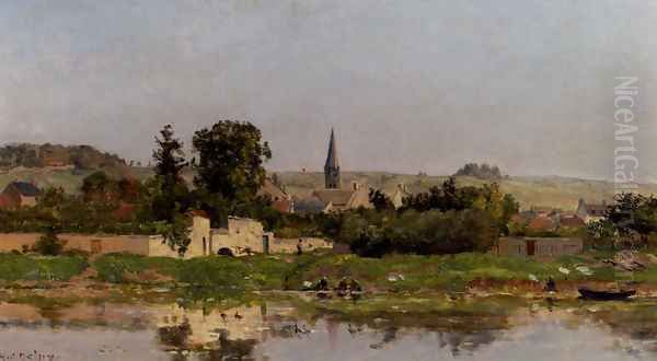 Lavandieres Au Bord De L'Eau - view 1