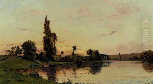 Washerwomen On A Riverbank - view 1