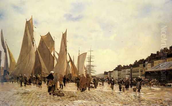 The Docks at Dieppe - view 1