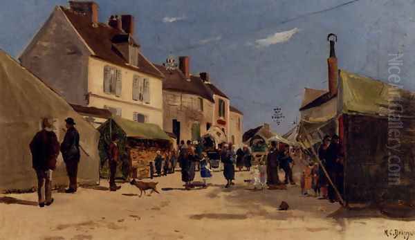 Rue Pavoisee A Dieppe - view 1