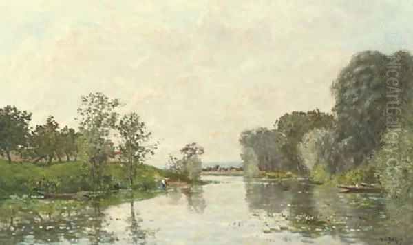 A River Landscape, Summer - view 1