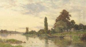 Lavandieres pres du fleuve