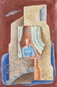 Donna Alla Finestra by Renato, Rene Paresce