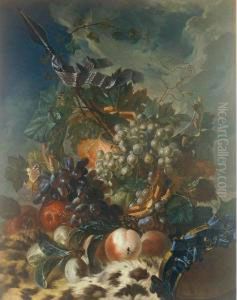 Still Life Of Fruit by Luis Paret Y Alczar