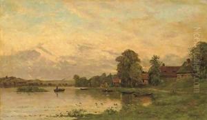 Portejoie sur Oise by Hippolyte Camille Delpy