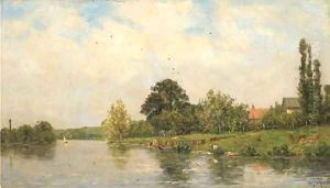 Washing on the Banks of the River
