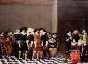 The Wedding Party by Willem Cornelisz. Duyster