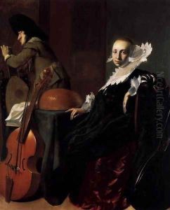 Music-Making Couple by Willem Cornelisz. Duyster