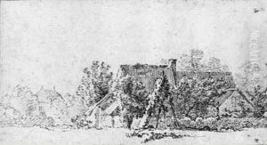 Maison Au Milieu D'un Bosquet * by Philippe-Louis Parizeau