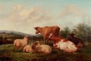 A Hilltop Pasture by Henry Hillier Parker