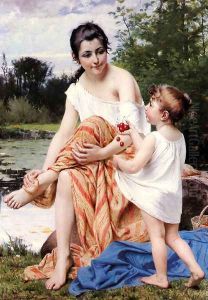 The Offering by Francois Alfred Delobbe
