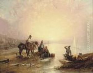 Sunrise, The Morning Catch by Henry Perlee Parker