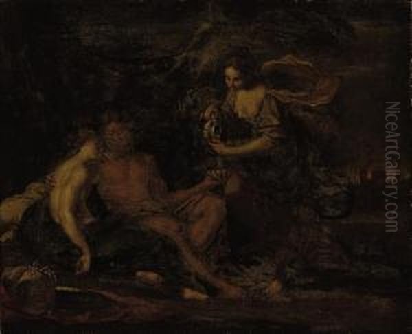 Lot And His Daughters - view 1