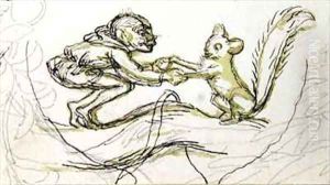 Goblin and Squirrel by Richard Doyle