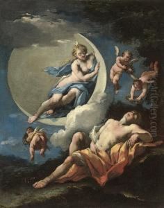 Diana And Endymion by Michele Da Parma (see Rocca)
