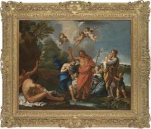 The Baptism Of Christ by Michele Da Parma (see Rocca)