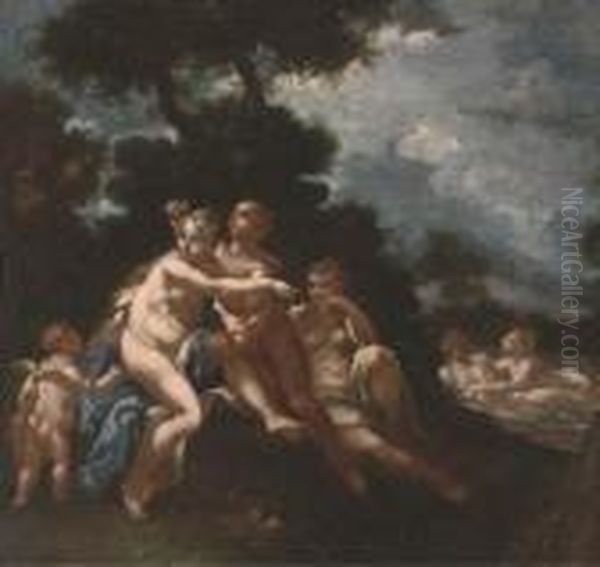 Diana And Her Nymphs With Cupid - view 1
