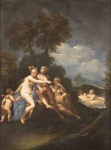 Venusz Oltoztetese, 1710 - 20 Korul Vedett - No Export by Michele Da Parma (see Rocca)