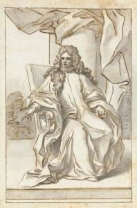 Portrait Du Doge Genois Stefano Durazzo by Domenico Parodi