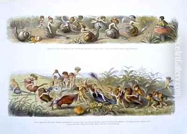 Illustration for In Fairyland A Series of Pictures from the Elf World by Richard Doyle