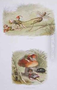 Cruel Elves and The Elf King Asleep by Richard Doyle