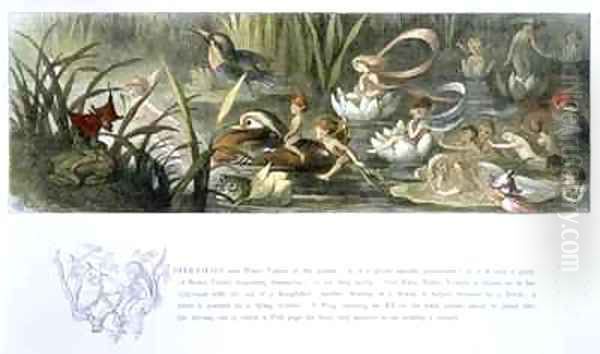 Water Lilies and Water Fairies - view 1