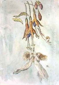 Feasting Amongst Fuscias by Richard Doyle