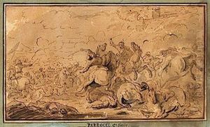 Deux Scenes De Choc De Cavalerie