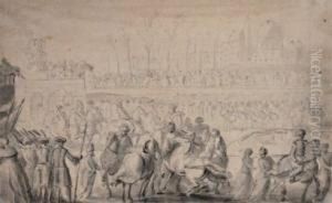 Entree De Mehemet Effendi Dans Le Jardindes Tuileries Entree De Mehemet Effendi Dans Le Jardindes Tuileries