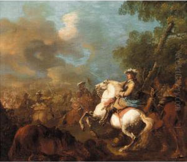 A Cavalry Battle - view 1