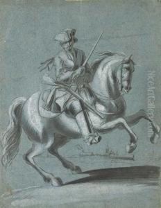 Un Cavalier Portant Un Tricorne Dans Un Paysage