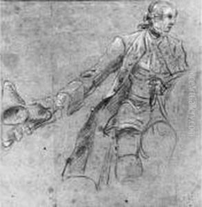 Gentilhomme A Cheval, Saluant
