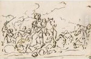 Une Scene De Cavalerie