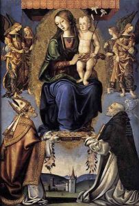 Madonna and Child with Sts Severino and Dominic 1512