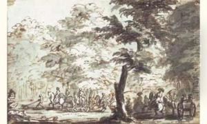 Scene De Chasse A Courre