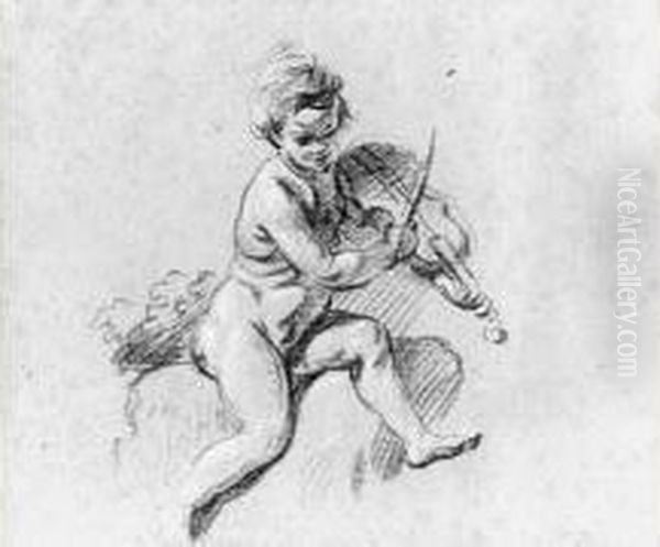 Putto Musicien - view 1