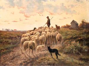 Shepherding the Flock by Henri De Beul